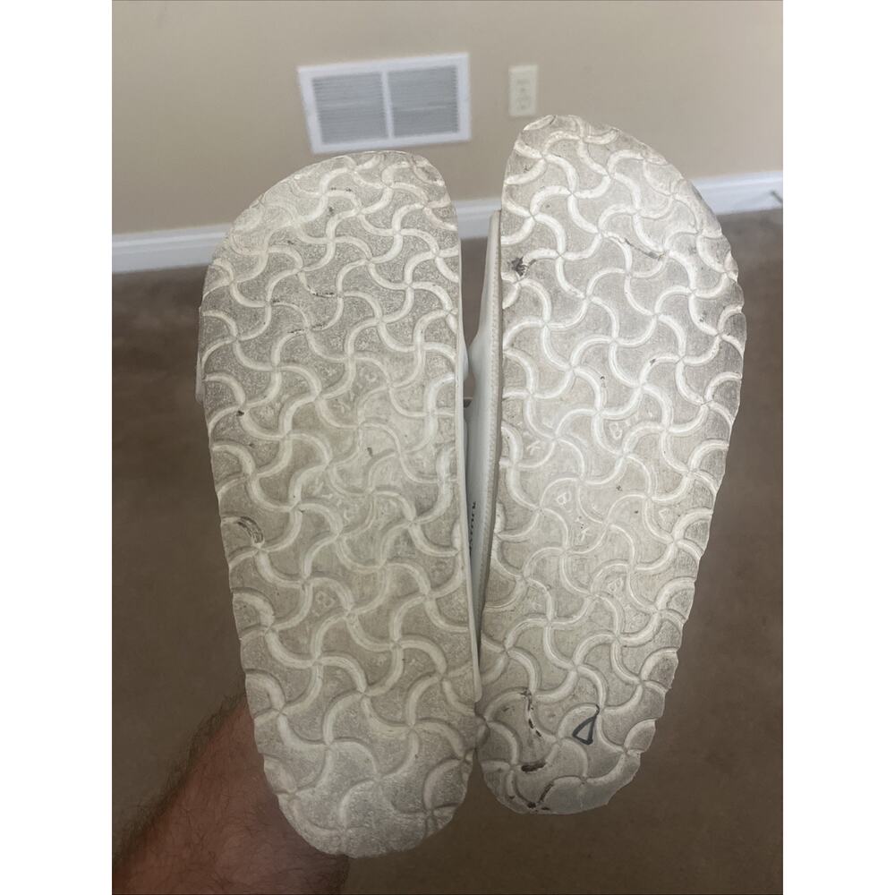 Birkenstock White Women's Arizona Birko-Flor Matte Slip On Sandals Size 40 EU - Picture 8 of 9